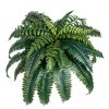 Artificial Ferns 2 Pcs, Natural Spread Diameter 35-39 Inch, Large Hanging Artificial Boston Ferns, Fake Plant Wall Decor with 35 Branches