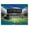[Personalization Only] Official NFL Jaguars - 62" x 84" Personalized Washable Rug