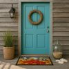 Crawfish Boil Doormat Front Door Mat Indoor Outdoor Rugs for Entryway, Non Slip Washable Low Pile, 18H X 27W
