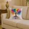 Rooted in Gay Pride Throw Pillow Machine Washable, Indoor Outdoor Decorative Pillow for Couch, Bed or Patio, 14Hx14W