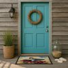 Crawfish Cooking Doormat Front Door Mat Indoor Outdoor Rugs for Entryway, Non Slip Washable Low Pile, 18H X 27W