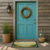 Beach Quiet Morning on the Dunes Doormat Front Door Mat Indoor Outdoor Rugs for Entryway, Non Slip Washable Low Pile, 24H X 36W