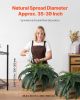 Artificial Ferns 2 Pcs, Natural Spread Diameter 35-39 Inch, Large Hanging Artificial Boston Ferns, Fake Plant Wall Decor with 35 Branches