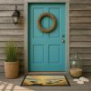 Turtle Hatchlings Doormat Front Door Mat Indoor Outdoor Rugs for Entryway, Non Slip Washable Low Pile, 18H X 27W