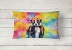 Hippie Animals Throw Pillow Throw Pillow for Indoor Couch Bed Outdoor Patio Washable, Skunk 4044,12Hx16W