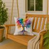 Rooted in Gay Pride Throw Pillow Machine Washable, Indoor Outdoor Decorative Pillow for Couch, Bed or Patio, 18Hx18W