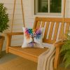 Rooted in Gay Pride Throw Pillow Machine Washable, Indoor Outdoor Decorative Pillow for Couch, Bed or Patio, 14Hx14W