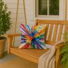 Gay Pride Joy as Resistance Throw Pillow Machine Washable, Indoor Outdoor Decorative Pillow for Couch, Bed or Patio, 18Hx18W