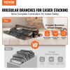 VEVOR 8 Pcs Oak Logs, Gas Fireplace Ceramic Logs for Fire place, Heat-Resistant Wood Log Gas Realistic Logs, Stackable Wood Branches for Gas Fireplace