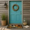 Oyster Stew Doormat Front Door Mat Indoor Outdoor Rugs for Entryway, Non Slip Washable Low Pile, 18H X 27W