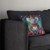 Koala Christmas Throw Pillow Machine Washable, Indoor Outdoor Decorative Pillow for Couch, Bed or Patio, 14Hx14W