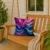 Bisexual Pride Throw Pillow Machine Washable, Indoor Outdoor Decorative Pillow for Couch, Bed or Patio, 18Hx18W