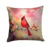 Cardinal Throw Pillow Machine Washable, Indoor Outdoor Decorative Pillow for Couch, Bed or Patio, 14Hx14W