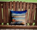 Starfish Throw Pillow Machine Washable, Indoor Outdoor Decorative Pillow for Couch, Bed or Patio, 14Hx14W